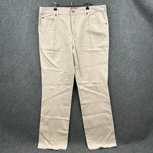 Thomas Cook Pants Mens 38 Tan Beige Western Designer Straight Casual Chino